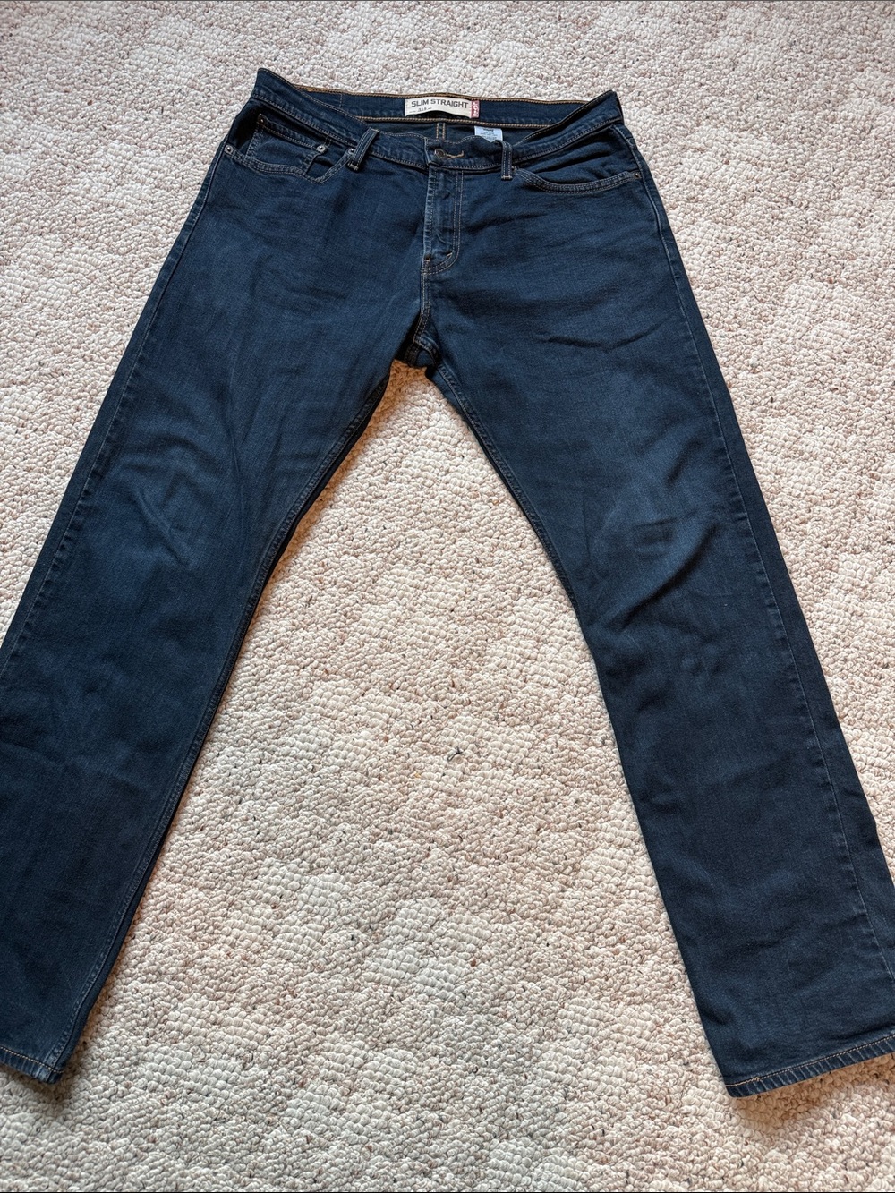 Levi's Men's Dark Indigo Straight Jeans